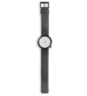 Hodinky Nava Air 39mm White with Red Crown