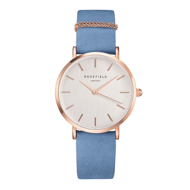 The West Village Rose Gold White / Airy Blue